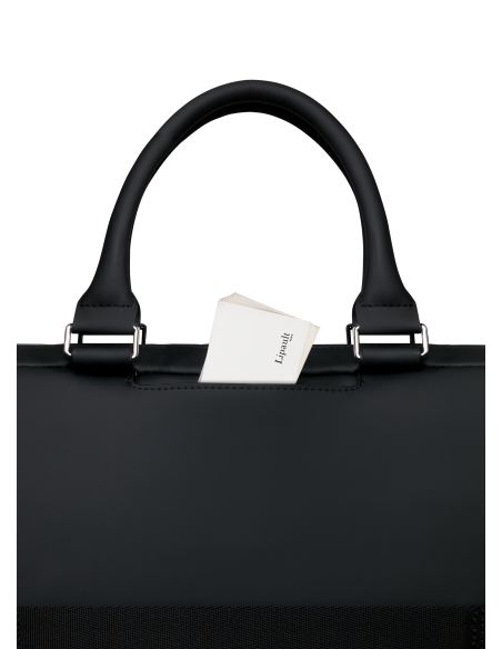 Sac 15,6 pouces Lipault Lost In Berlin Noir, poche pour cartes de visite
