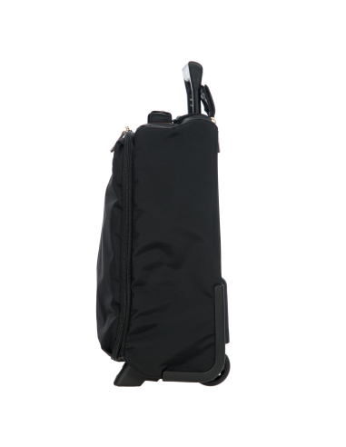 Valise 45 cm Bric’s X-Travel Black, vue de profil