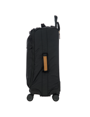 Valise 55 cm Bric’s X-Travel Black, vue de profil