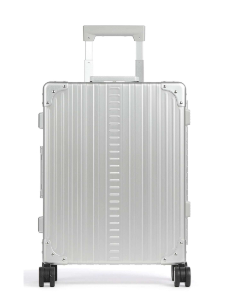 Valise cabine aluminium 4 roues 55 cm ALEON Platinum, référence A2155240-PL-C