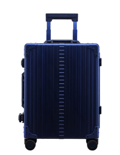 Valise cabine aluminium 4 roues 55 cm ALEON Sapphire, référence A2155240-SA-C