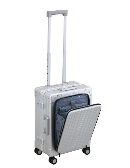 Cabine ALEON Front Flap 55 cm Platinum, poche frontale ouverte