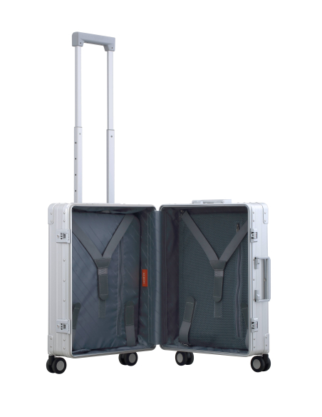 Cabine ALEON Front Flap 55 cm Platinum, intérieur ouvert