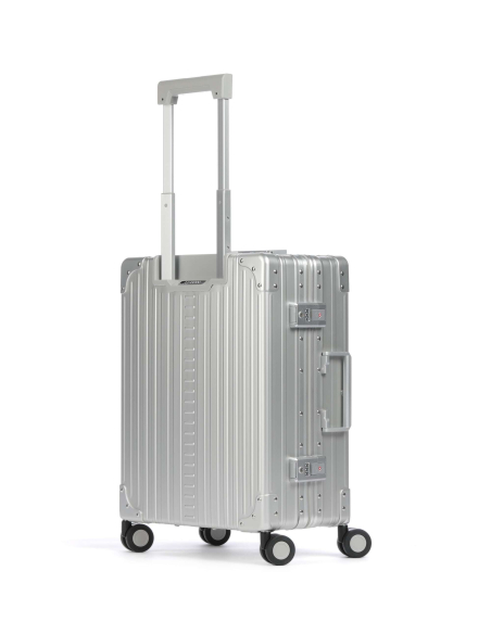 Cabine ALEON Front Flap Business 55 cm Platinum, vue de trois quarts