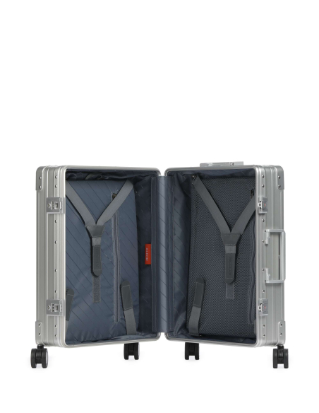 Cabine ALEON Front Flap Business 55 cm Platinum, intérieur ouvert