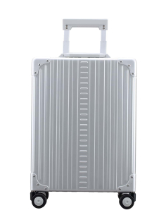 Valise business aluminium 4 roues 55 cm ALEON Platinum, référence 2255-PL-C