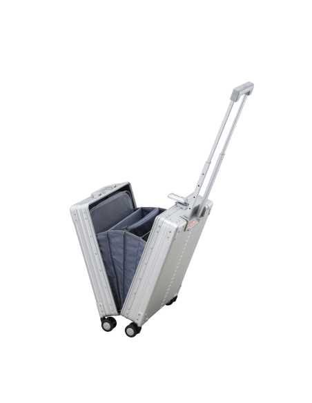 Valise business ALEON 55 cm Platinum, intérieur ouvert