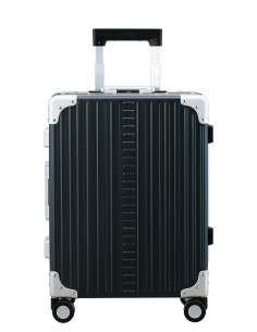 Valise cabine aluminium 4 roues 55 cm ALEON Fortis Onyx Dust, référence ACF-2155240-OD