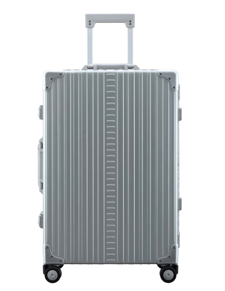 Valise soute aluminium porte-habits 4 roues 67 cm ALEON Platinum, référence 2628-PL-C