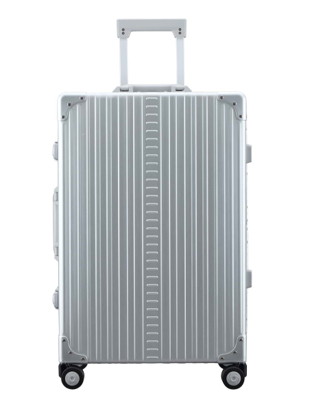 Valise soute aluminium 4 roues 67 cm ALEON Platinum, référence 2655-PL-C