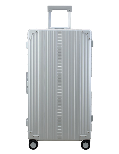 Valise Trunk aluminium 4 roues 78 cm ALEON Platinum, référence 3019-PL-C