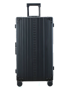 Valise Trunk aluminium 4 roues 78 cm ALEON Onyx, référence 3019-ON-C