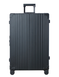 Valise long séjour aluminium 4 roues 81 cm ALEON Onyx, référence 3255-ON-C