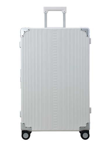 Valise soute aluminium 4 roues 76 cm ALEON Fortis Snow White, référence ACF-3055-SW