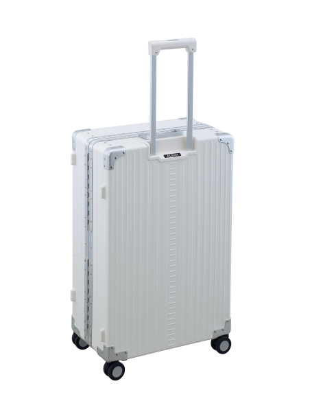 Valise aluminium ALEON Fortis 76 cm Snow White, vue arrière de trois quarts