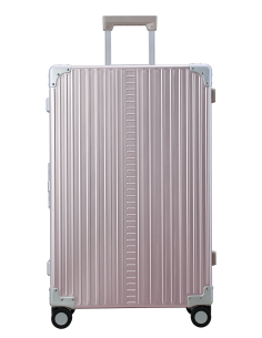 Valise soute aluminium 4 roues 76 cm ALEON Fortis Rose Gold, référence ACF-3055-RG