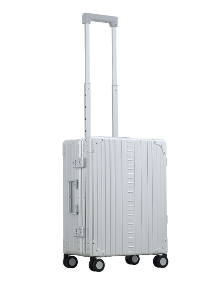 Valise photo aluminium 55 cm ALEON Platinum, trois quarts