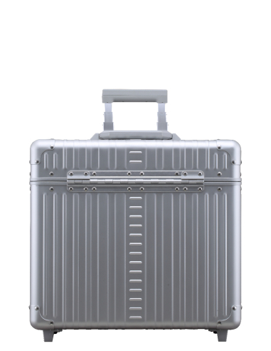 Pilot case aluminium 2 roues 42 cm ALEON Platinum, référence 1700120-PL-C