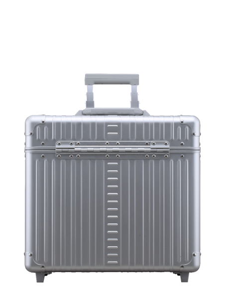 Pilot case aluminium 2 roues 42 cm ALEON Platinum, référence 1700120-PL-C