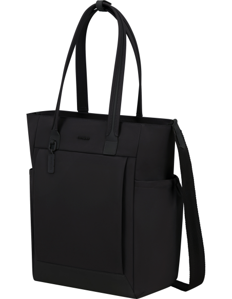 Cabas ordinateur 14,1 pouces Samsonite Essentis Noir, vue de trois quarts