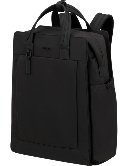 Sac à dos ordinateur 14,1 pouces Samsonite Essentis Noir, vue de trois quarts