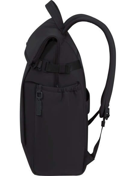 Sac à dos rolltop 15,6 pouces Samsonite Essentis Noir, dos et bretelles