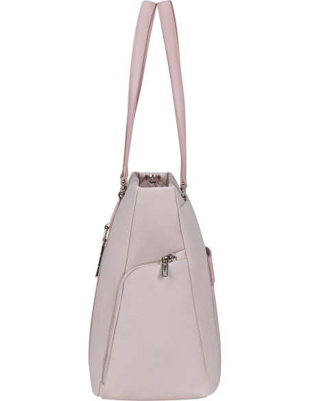 Cabas ordinateur 14,1 pouces Samsonite Image Biz Rose, vue de profil