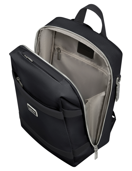 Sac à dos compact Samsonite Image Biz Noir, intérieur ouvert