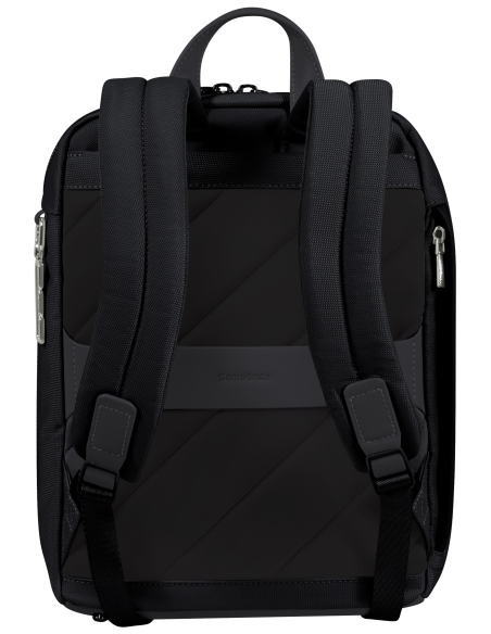 Sac à dos compact Samsonite Image Biz Noir, dos et bretelles