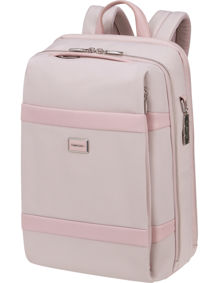 Sac à dos ordinateur 14,1 pouces Samsonite Image Biz Rose, vue de trois quarts