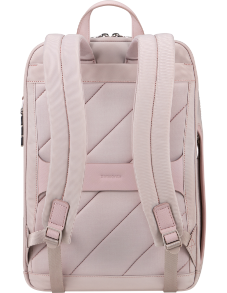 Sac à dos ordinateur 14,1 pouces Samsonite Image Biz Rose, dos et bretelles