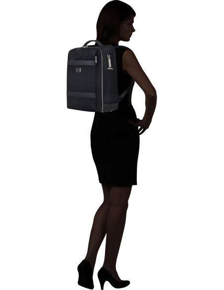Sac à dos sous-siège S 14,1 pouces Samsonite Image Biz Noir, porté sur le dos