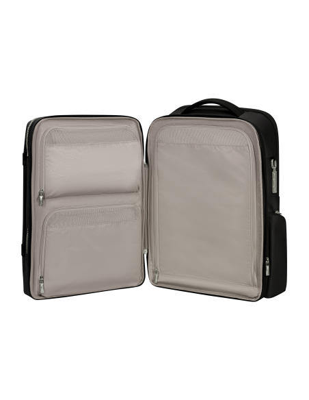 Sac à dos sous-siège extensible M 15,6 pouces Samsonite Image Biz Noir, intérieur ouvert