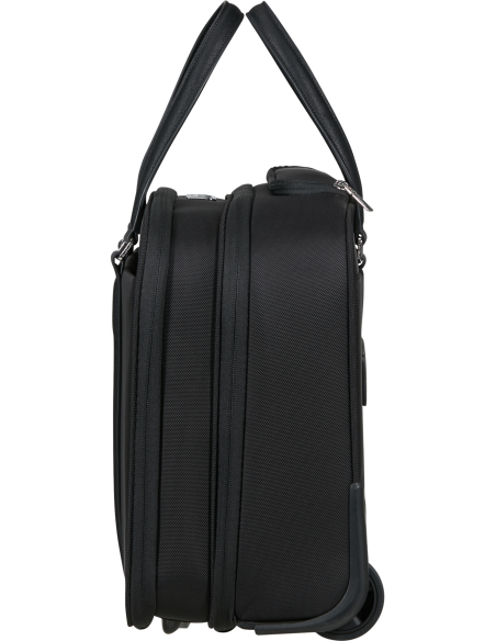 Bureau mobile 2 roues 35 cm Samsonite Image Biz Noir, profil et roulette