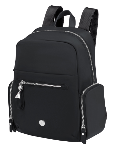 Sac à dos compact Samsonite Karissa Evo Noir, vue de trois quarts