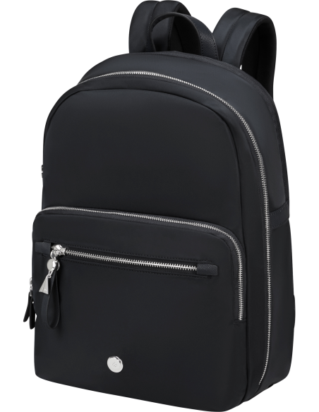 Sac à dos Slim 14,1 pouces Samsonite Karissa Evo Noir, vue de trois quarts
