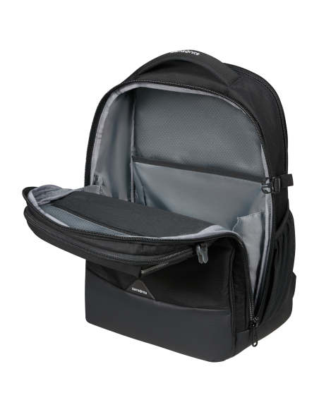 Sac à dos M 15,6 pouces Samsonite Roadseeker Deep Black, rangement avant ouvert