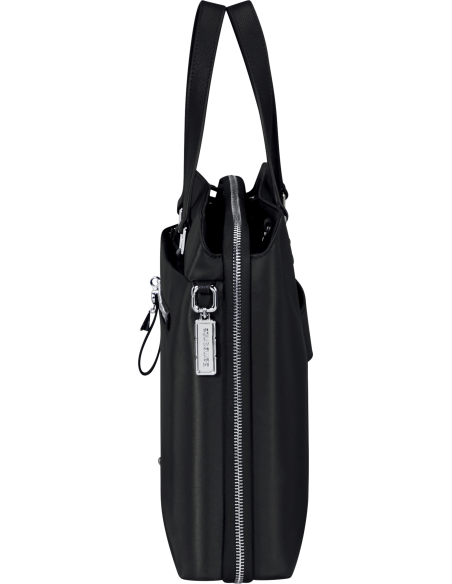 Sacoche Slim 15,6 pouces Samsonite Karissa Evo Noir, vue de profil