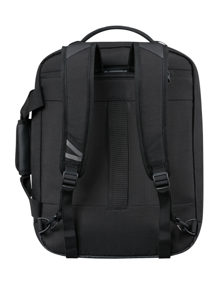 Sac sous-siège convertible sac à dos M Samsonite Roadseeker Deep Black, dos et bretelles