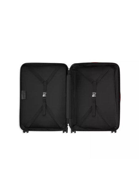 FPM BANK ZIP DLX 55S Eclipse Black, intérieur ouvert avec séparateurs et sangles