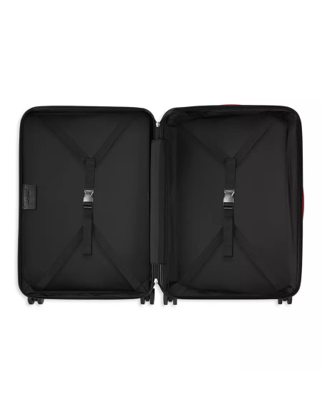 FPM BANK ZIP DLX 76 cm Eclipse Black, intérieur ouvert avec séparateurs et sangles