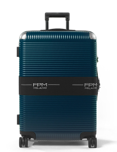 Valise soute 4 roues 68 cm FPM BANK ZIP DLX Navy Blue, référence A2206801106