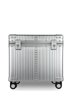 Pilot case aluminium ALEON Office 4 roues 44 cm Platinum, référence ALC-1723F-O