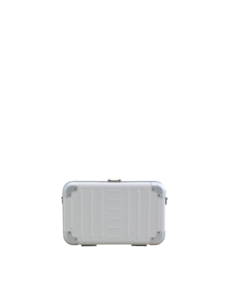 Mini sac bandoulière aluminium ALEON Fortis 12 cm Snow White, référence AFC-1905-SW