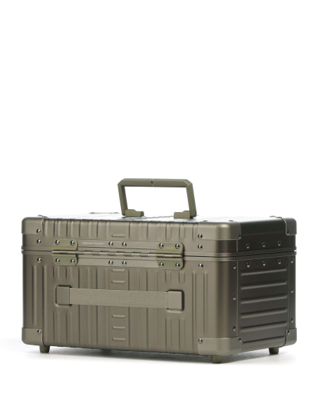 Beauty case aluminium ALEON Classic 23 cm Bronze, dos