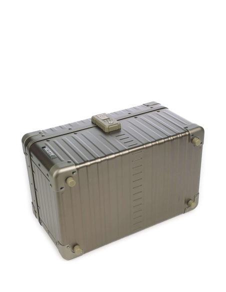 Beauty case aluminium ALEON Classic 23 cm Bronze, vue de trois quarts