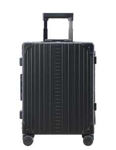 Valise cabine photo aluminium 4 roues 55 cm ALEON Onyx, référence 2128RPD-ON