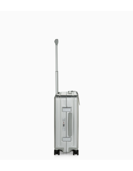 Porsche Design Roadster Aluminium 55 cm Silver, profil et poignée latérale
