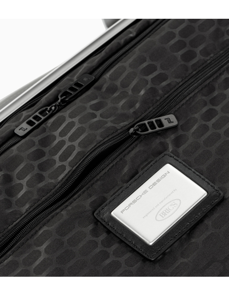 Porsche Design Roadster Aluminium 55 cm Silver, poche zippée et doublure hexagonale