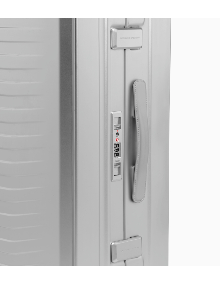 Porsche Design Roadster Aluminium 67 cm Silver, serrure TSA, fermoirs et poignée latérale